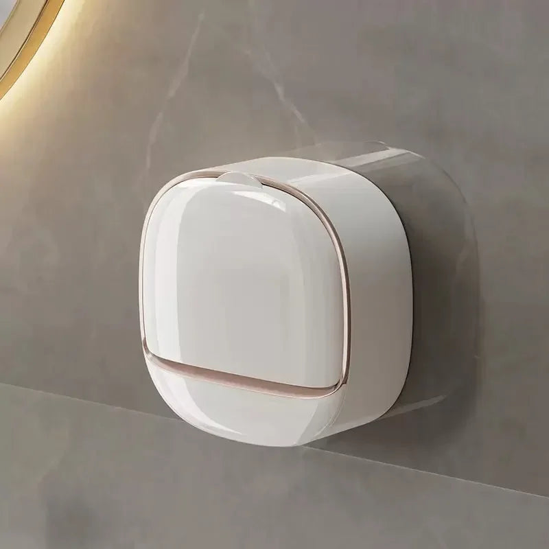 Waterproof Soap Box for Shower, Hanging Soap Holder with Drainage for Bathroom Storage