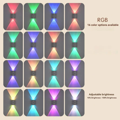 Motion Sensor Wall Light 16 RGB Colors Auto On/Off 3M Range Magnetic Mount for Bedroom Hallway