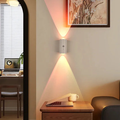 Motion Sensor Wall Light 16 RGB Colors Auto On/Off 3M Range Magnetic Mount for Bedroom Hallway